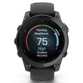 GARMIN FENIX E 47MM SLATE GRAY STEEL/BLACK UNISEX