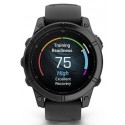 GARMIN FENIX E 47MM SLATE GRAY STEEL/BLACK UNISEX