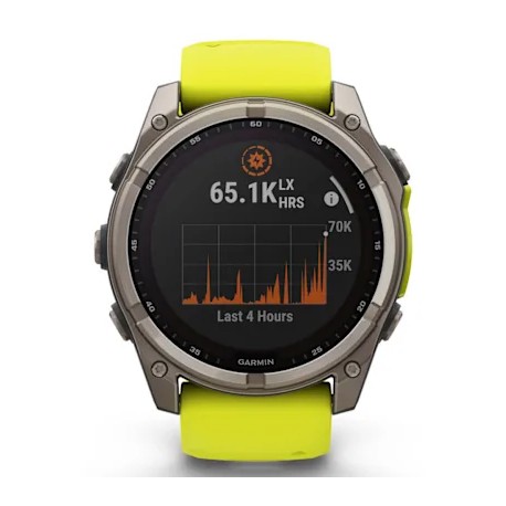 GARMIN FENIX 8 51MM SOLAR SAPPHIRE BARE/TI UNISEX