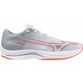 CHAUSSURES MIZUNO WAVE REBELLION SONIC 2 WHITE/HOT CORAL/HARBOR MIST POUR HOMMES