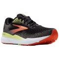 CHAUSSURES BROOKS GHOST 16 GTX BLACK/MANDARIN RED/GREEN POUR HOMMES