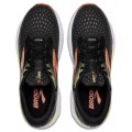 BROOKS GHOST 16 GTX BLACK/MANDARIN RED/GREEN FOR MEN'S