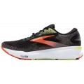 CHAUSSURES BROOKS GHOST 16 GTX BLACK/MANDARIN RED/GREEN POUR HOMMES