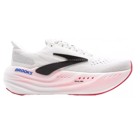 BROOKS GLYCERIN MAX WHITE/BLACK/DIVA PINK FOR WOMEN'S