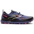 CHAUSSURES BROOKS CASCADIA 18 GTX GREY BLUE/BLACK/PINK POUR FEMMES