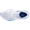 MIZUNO WAVE RIDER 28 WHITE/MUGEN BLUE/RIVER BLUE FOR WOMEN'S