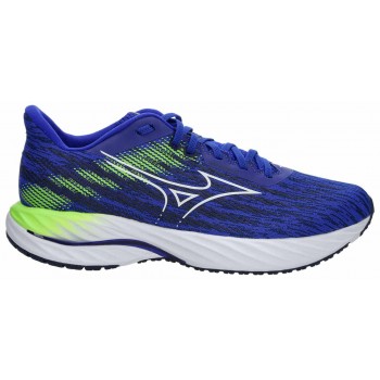 CHAUSSURES MIZUNO WAVE INSPIRE 21 REFLEX BLUE/WHITE/GREEN GECKO POUR HOMMES