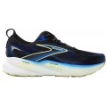 CHAUSSURES BROOKS GLYCERIN 22 BLACK/COBALT/NEO YELLOW POUR HOMMES