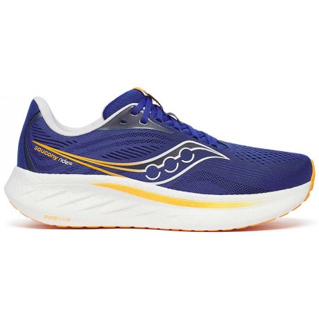 SAUCONY RIDE 18 AZURITE/PEEL FOR MEN'S