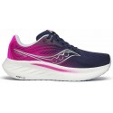 SAUCONY RIDE 18 8 NAVY/FUCHSIA FOR WOMEN'S