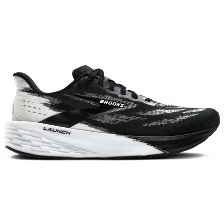 BROOKS LAUNCH 11 BLACK/WHITE FOR MEN'S