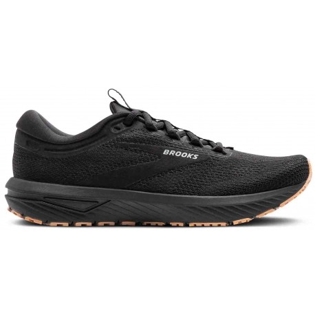 BROOKS REVEL 7 BLACK/BLACK FOR MEN'S