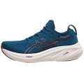 CHAUSSURES ASICS GEL NIMBUS 26 RICH NAVY/FADED ORANGE POUR HOMMES