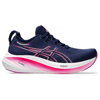 ASICS GEL NIMBUS 26 BLUE EXPANSE/BOLD MAGENTA FOR WOMEN'S