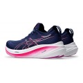 ASICS GEL NIMBUS 26 BLUE EXPANSE/BOLD MAGENTA FOR WOMEN'S