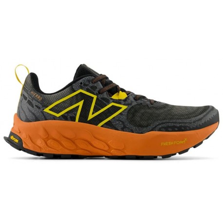 CHAUSSURES NEW BALANCE FRESH FOAM HIERRO V8 BLACK/INFIELD/GINGER LEMON POUR HOMMES