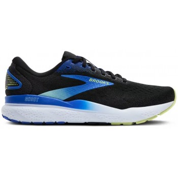 BROOKS GHOST 16 BLACK/COBALT/NEO YELLOW FOR MEN'S