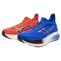 CHAUSSURES MIZUNO NEO ZEN BASEBALL BLUE/BLACK/IGNITION RED POUR HOMMES