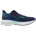 MIZUNO WAVE RIDER 28 VINTAGE INDIGO/NEO MINT/FRONTIER BLUE FOR MEN'S