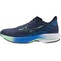 CHAUSSURES MIZUNO WAVE RIDER 28 VINTAGE INDIGO/NEO MINT/FRONTIER BLUE POUR HOMMES