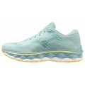 CHAUSSURES MIZUNO WAVE SKY 7 EGGSHELLE BLUE/WHITE/SUNSHINE POUR FEMMES