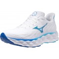 CHAUSSURES MIZUNO WAVE SKY 8 WHITE/LASER BLUE/MUGEN BLUE POUR FEMMES