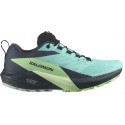 SALOMON SENSE RIDE 5 GTX BLUE RADIANCE/GREEN ASH/INDIA INK FOR WOMEN'S