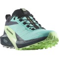 SALOMON SENSE RIDE 5 GTX BLUE RADIANCE/GREEN ASH/INDIA INK FOR WOMEN'S