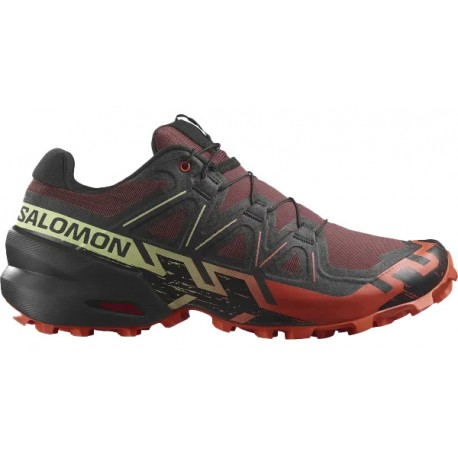 SALOMON SPEEDCROSS 6 RUM RAISIN/CHERRY TOMATO/COGNAC FOR MEN'S