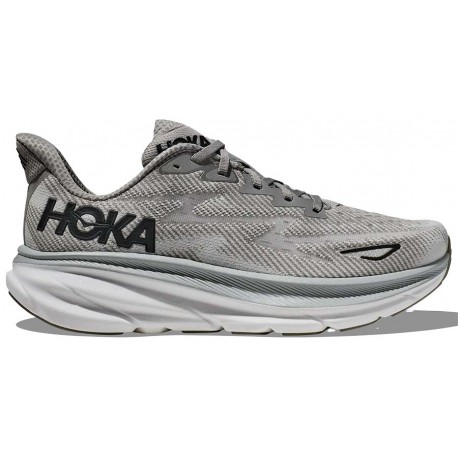 HOKA CLIFTON 9 HARBOR MIST/BLACK FOR MEN'S